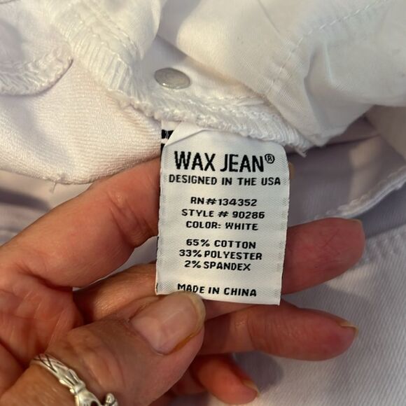 Wax Jean Collextion women’s size 5/27 white stretch skinny jeans EUC - Picture 6 of 13
